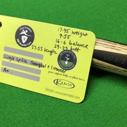 Pro Cue Single Splice Ovangkol and Veneer - Image 4