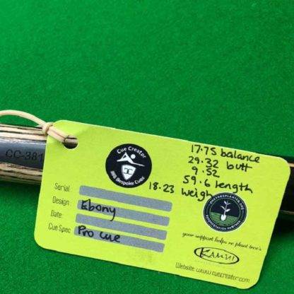 Pro Cue Ebony Butt - Image 24