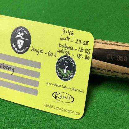 Cue Creator Plain Ebony Cues One Piece - Image 10