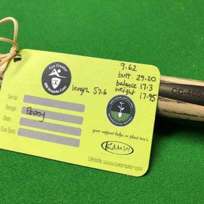 Cue Creator Plain Ebony Cues One Piece - Image 5