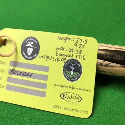 One Piece Macassar Billiard Cue - Image 12