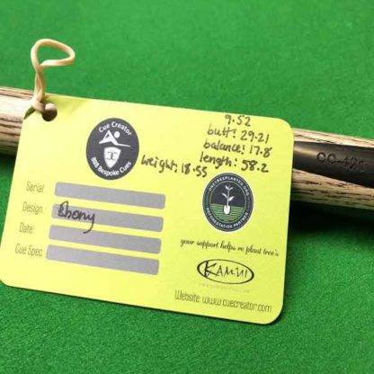 Cue Creator Plain Ebony Butt Stock Cues - Image 14