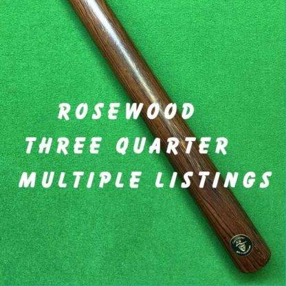 Three Quarter Rosewood Billiard Cue