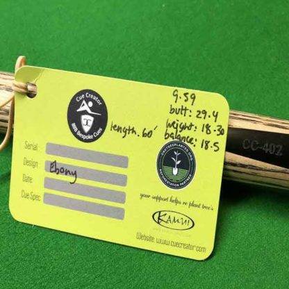 Cue Creator Plain Ebony Cues One Piece - Image 11