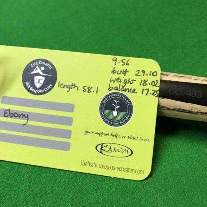 Cue Creator Plain Ebony Cues One Piece - Image 7