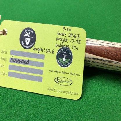 One Piece Rosewood Billiard Cue - Image 13