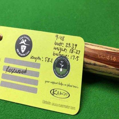 One Piece Rosewood Billiard Cue - Image 11