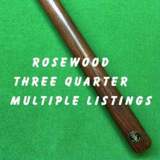 Three Quarter Rosewood Billiard Cue